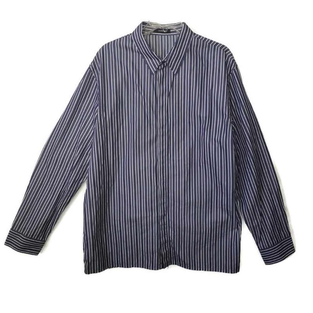 Gianni Versace Men's button up dress shirt size 4X or 58 - Picture 4 of 15